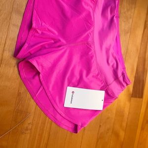 Lululemon pow pink speedup shorts